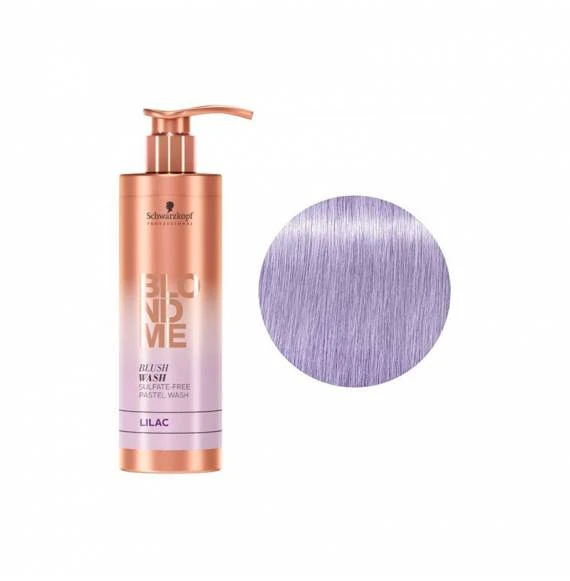 CHAMPÚ LILA BLONDME BLUSH WASH SCHWARZKOPF - Imagen 2