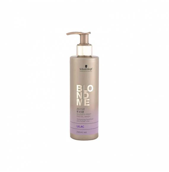 CHAMPÚ LILA BLONDME BLUSH WASH SCHWARZKOPF
