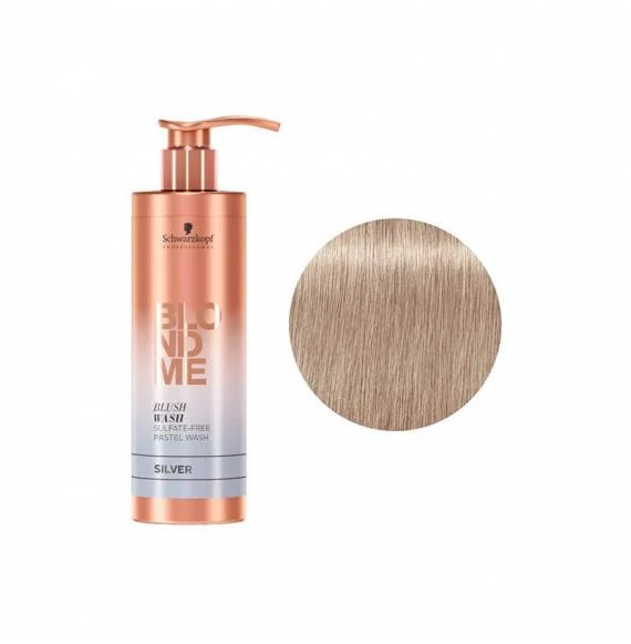 CHAMPÚ PLATA BLONDME BLUSH WASH SCHWARZKOPF - Imagen 2