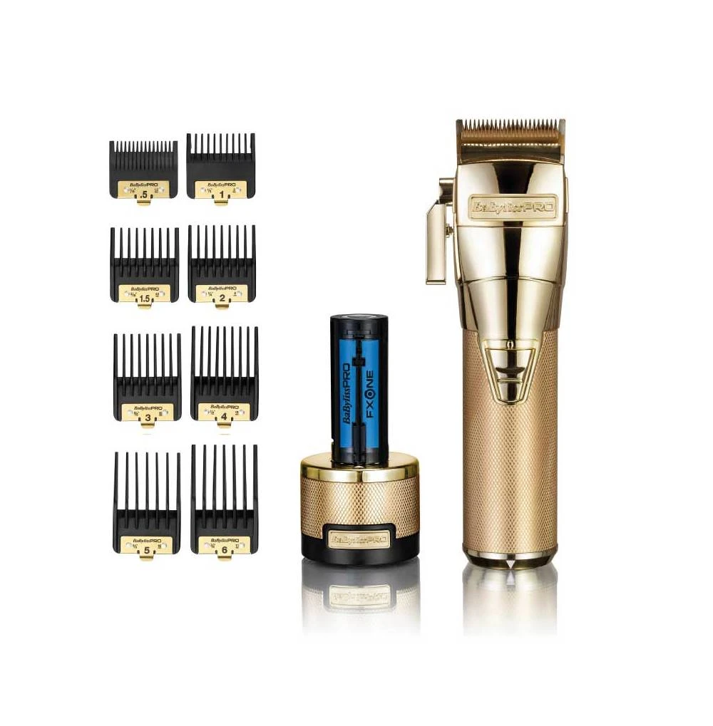 COMBO BABYLISS PRO FXONE GOLD METAL – CLIPPER - TRIMMER Y SHAVER - Imagen 2