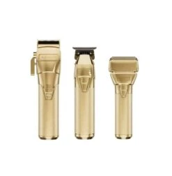 COMBO BABYLISS PRO FXONE GOLD METAL – CLIPPER - TRIMMER Y SHAVER