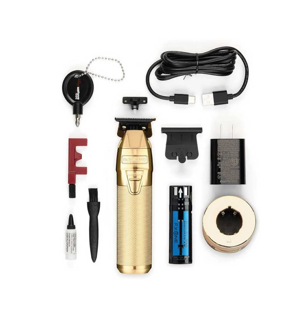 COMBO BABYLISS PRO FXONE GOLD METAL – CLIPPER - TRIMMER Y SHAVER - Imagen 4