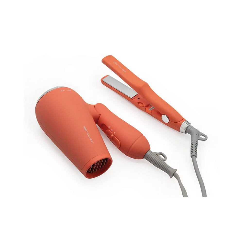 CORIOLISS CORAL TRAVEL KIT PLANCHA Y SECADOR DE VIAJE - Imagen 2