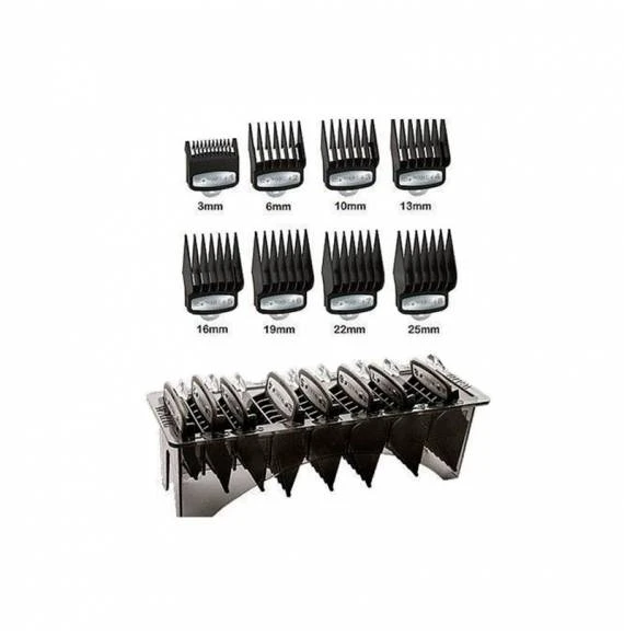 KIT 8 PEINES WAHL PREMIUM CON ORGANIZADOR