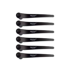 PACK DE 6 PINZAS PLÁSTICAS DE CARBONO STEINHART 13CM