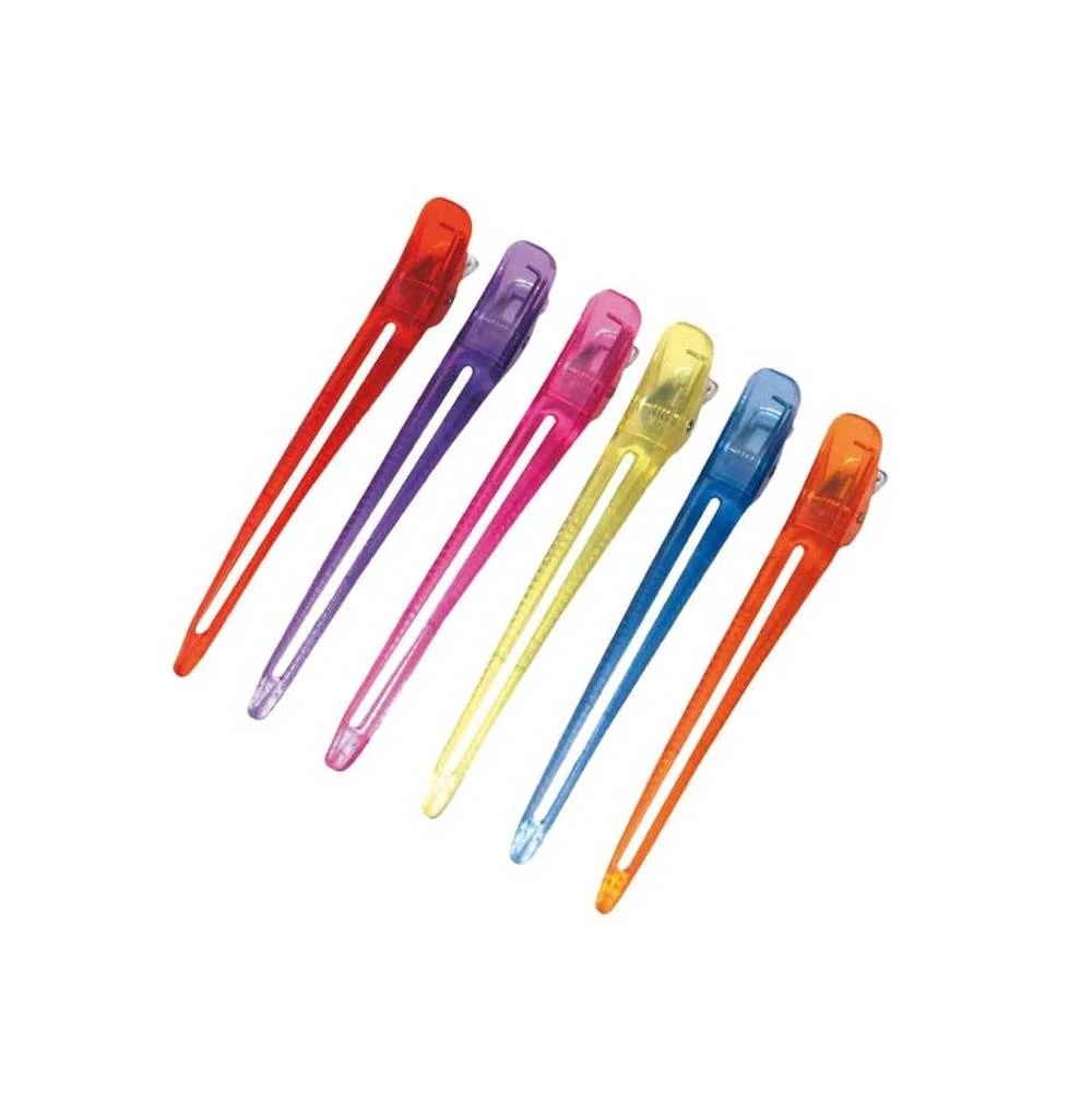 PACK DE 6 PINZAS PLÁSTICAS/METÁLICAS EUROSTIL VARIOS COLORES