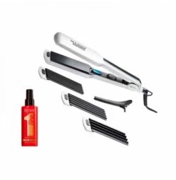 PACK PLANCHA DE PELO GIUBRA MULTITASK + REVLON UNIQ ONE