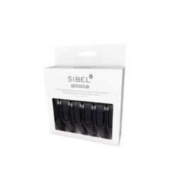 PACK SIBEL DE 6 PINZAS PROFESIONALES GATOR CLIPS NEGRAS 11CM