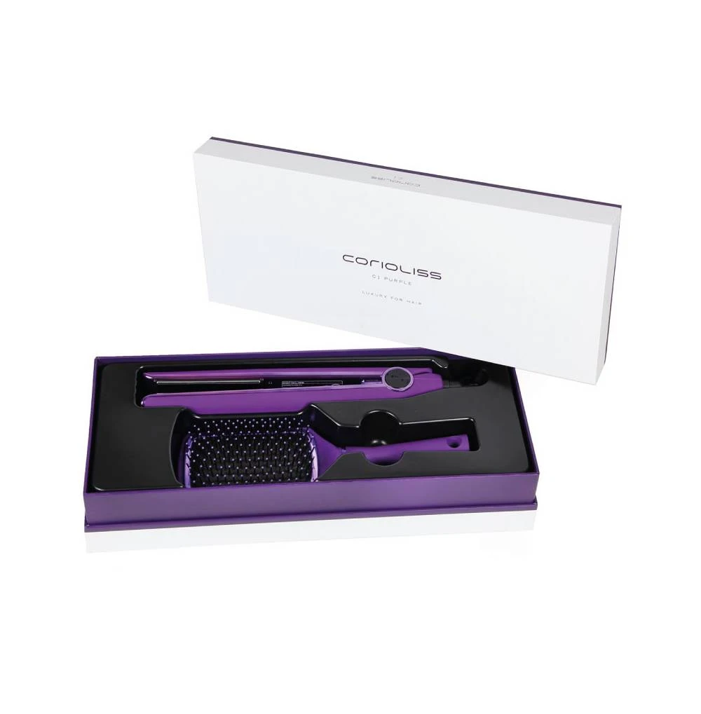 PLANCHA DE PELO CORIOLISS C1+ CEPILLO PADDLE PURPLE COLLECTION LIMITED EDITION - Imagen 6