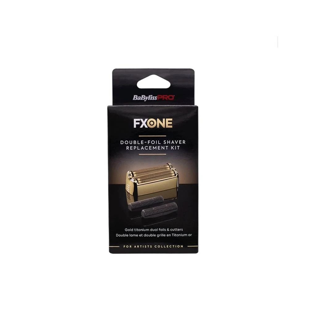 RECAMBIO CABEZAL TITANIUM DOUBLE-FOIL FXONE SHAVER GOLD BABYLISS PRO FX79RF2GE - Imagen 2