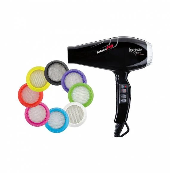 SECADOR BABYLISS PRO LUMINOSO+ NEGRO - Imagen 4